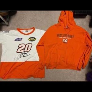 Vintage Tony Stewart t-shirt and sweatshirt! Like new! Smoke free,pet free home!